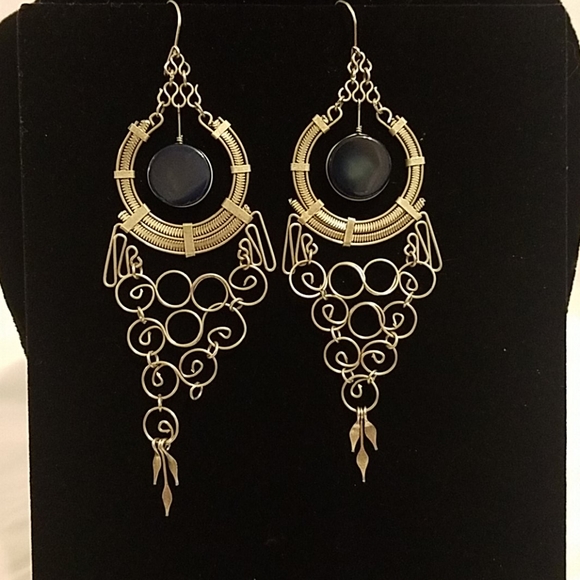 Lapis Earrings and Bracelet Set - Picture 6 of 7